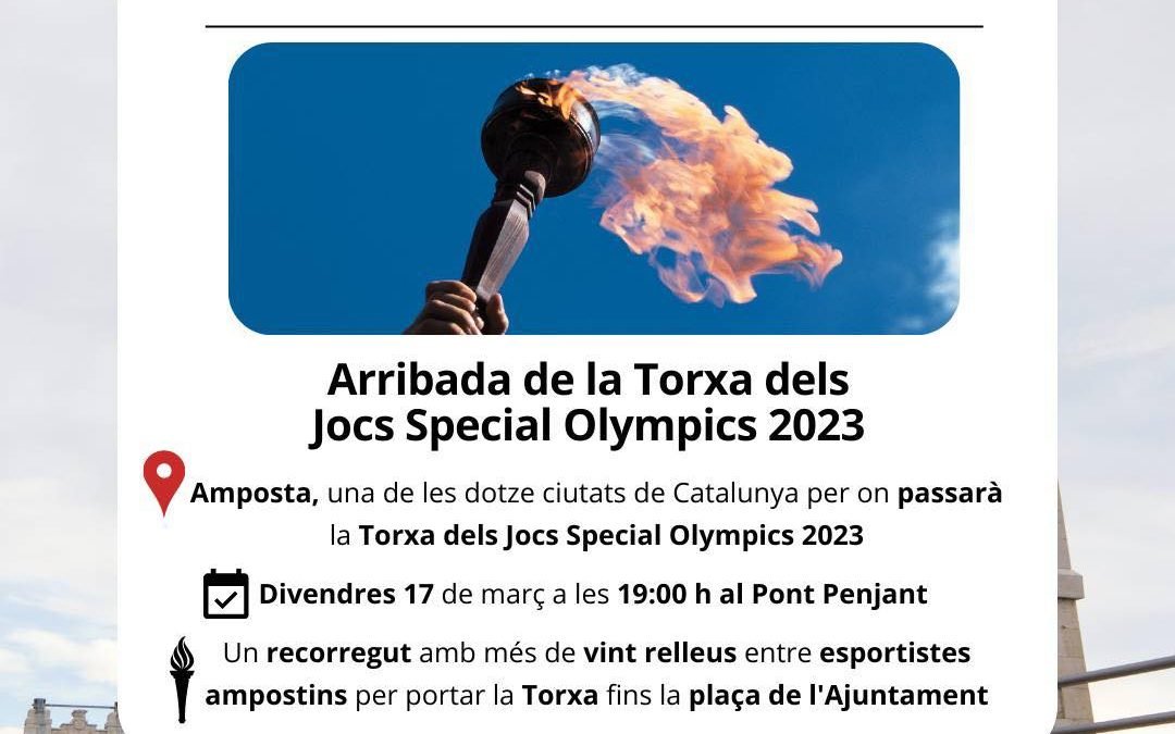 ARRIBADA DE LA TORXA DELS SPECIAL OLYMPICS 2023